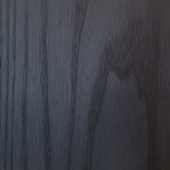 Black lacquered ash